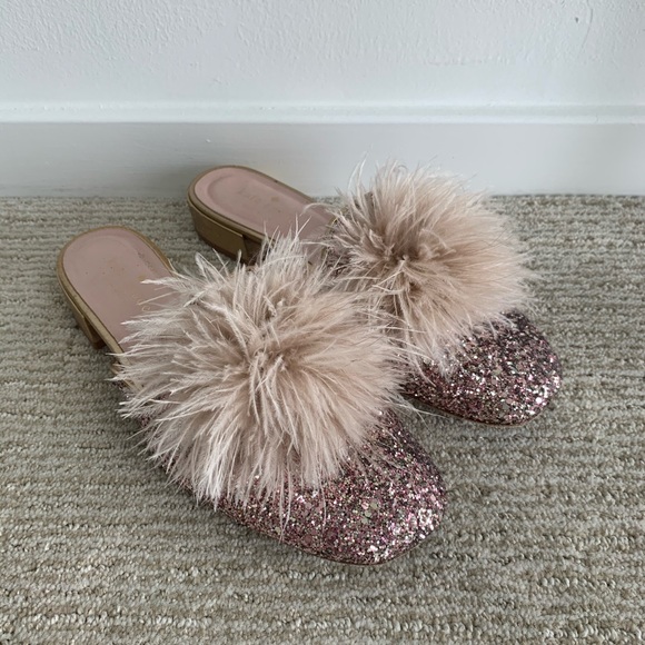 kate spade Shoes - Kate spade glitter mules